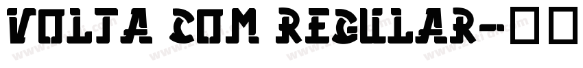 Volta Com Regular字体转换